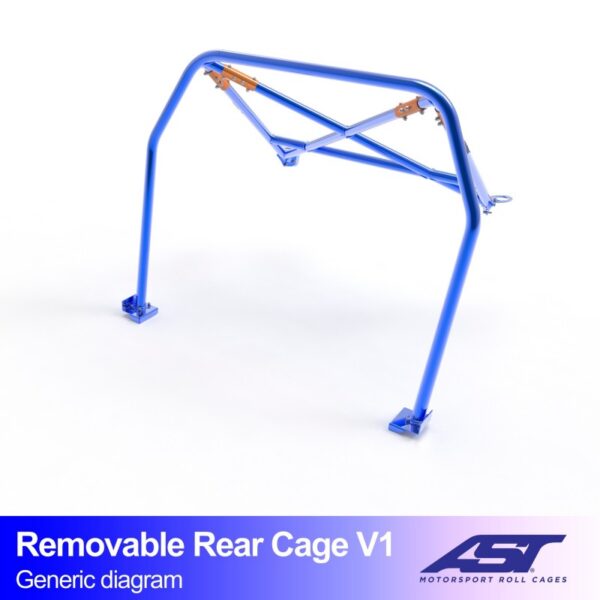 ARCO TRASERO BMW (E36) 3-SERIES 4-DOORS SEDAN RWD REMOVABLE REAR CAGE V1 - Imagen 3