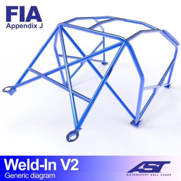 ARCO DE SEGURIDAD BMW (E36) 3-SERIES 4-DOORS SEDAN RWD MULTIPOINT WELD IN V2 - Imagen 3