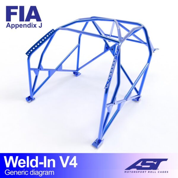 ARCO DE SEGURIDAD BMW (E36) 3-SERIES 4-DOORS SEDAN RWD WELD IN V4