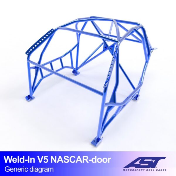 ARCO DE SEGURIDAD BMW (E36) 3-SERIES 4-DOORS SEDAN RWD WELD IN V5 NASCAR-DOOR PARA DRIFT